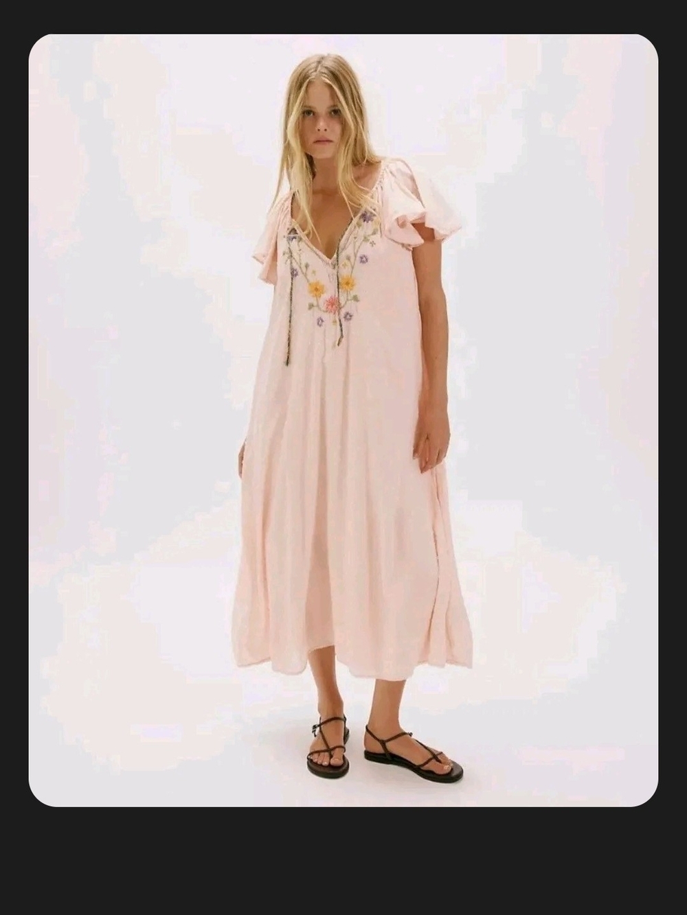 NWT MSRP $248 Free People Savannah Rose Midi Dress